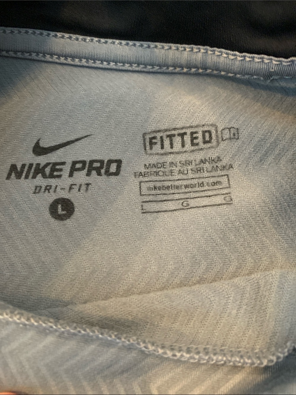 Nike Pro Dri-Fit fitted/size large. - Picture 3 of 12